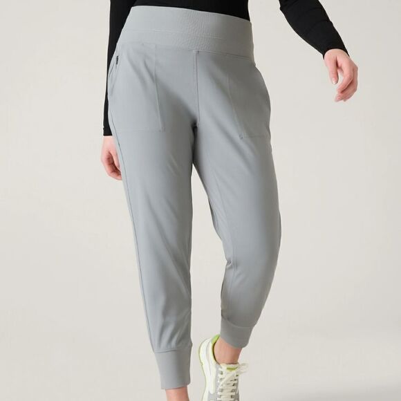 NWT Fabletics VENICE MID RISE JOGGER Size 1X Color: Storm Cloud - Picture 1 of 6